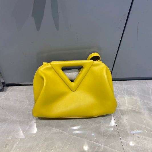 Genuine Leather Point Top Handle