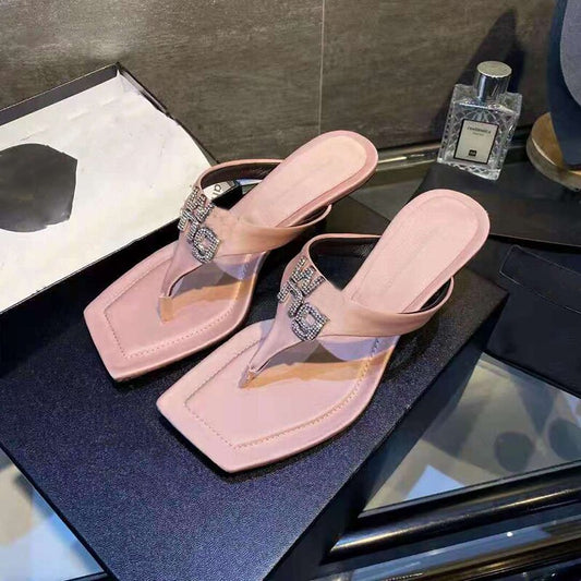 new trendy flip flops stiletto silk - LiveTrendsX