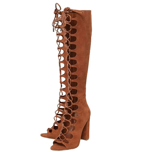 Stylish Gladiator High Heels Shoes - LiveTrendsX