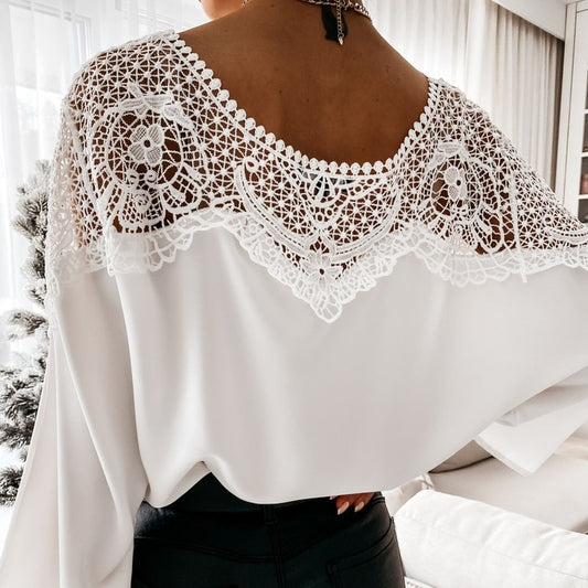 New Crochet Embroidery Lace Blouses