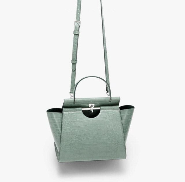 swing bag Women Metal Button Handbag - LiveTrendsX