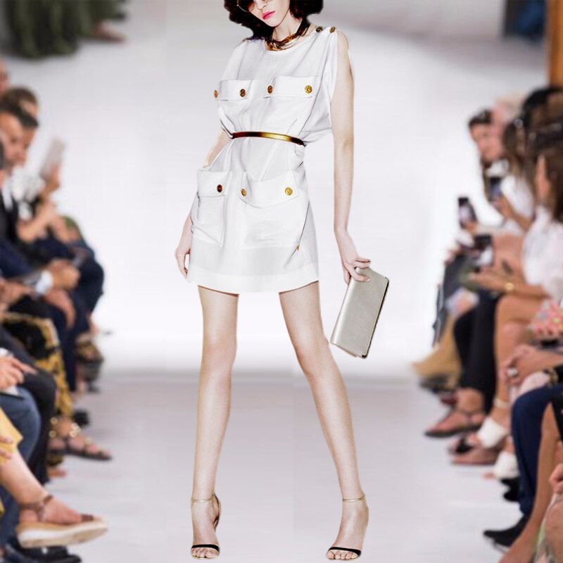 Mini Dress Runway Summer Fashion - LiveTrendsX