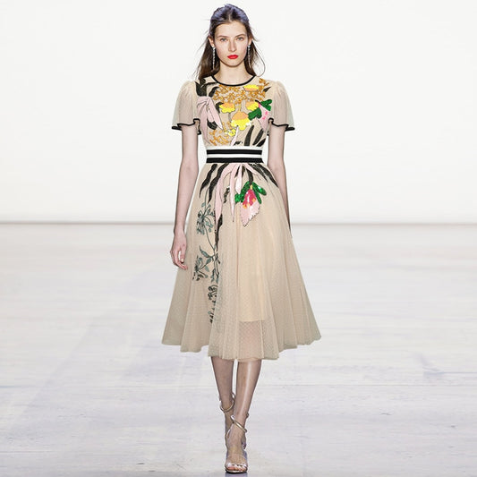 Women Streetwear Girls Midi Dress