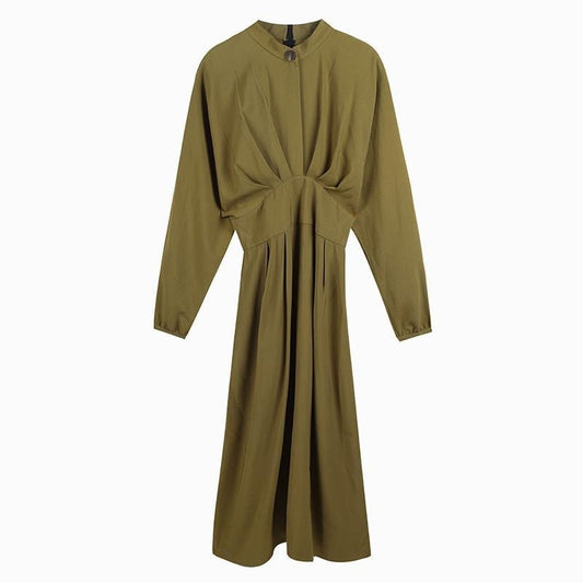 Vintage Long Sleeve Elegant Bodycon Dress Women