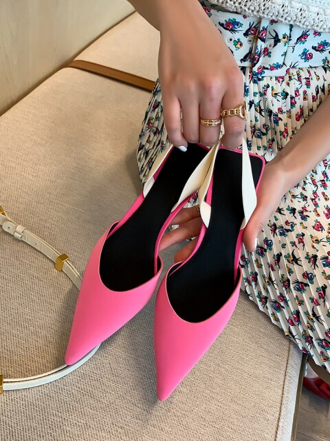 Brand Design Sandals Women Short Heels - LiveTrendsX