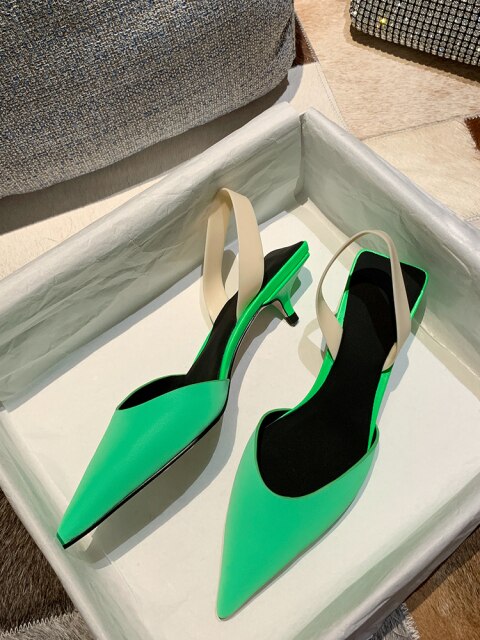 Brand Design Sandals Women Short Heels - LiveTrendsX