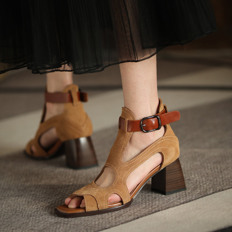 Fashion Genuine Leather Women Sandals