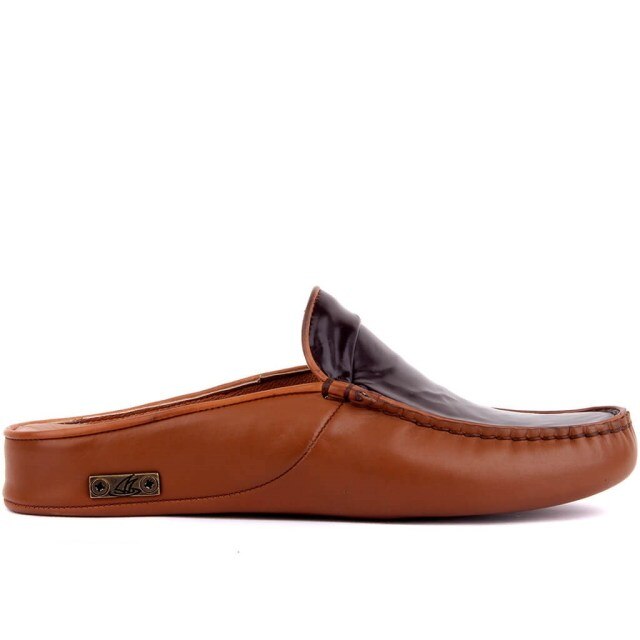 Cow Leather Men Home Casual Slipper Applicable Indoor