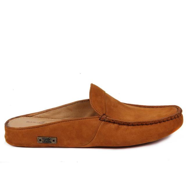 Cow Leather Men Home Casual Slipper Applicable Indoor