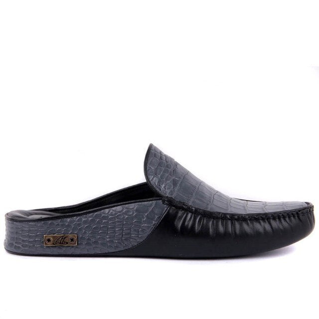 Cow Leather Men Home Casual Slipper Applicable Indoor