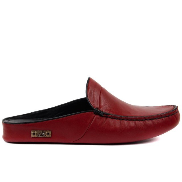 Cow Leather Men Home Casual Slipper Applicable Indoor