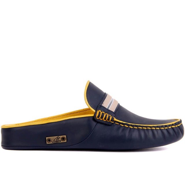 Cow Leather Men Home Casual Slipper Applicable Indoor