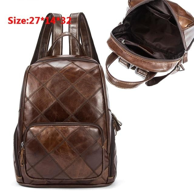 女性用本革バックパック