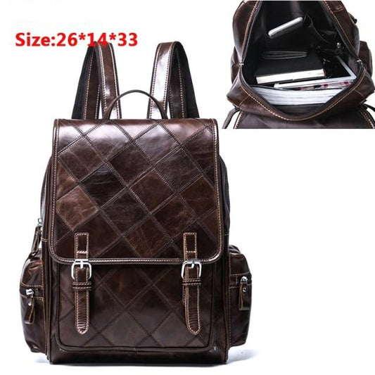 Women Genuine Leather Backpack