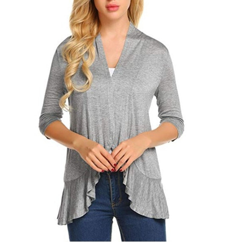 Spring Autumn Office Lady Coverup