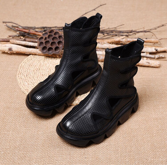 スクエアヒール レディース アンクルブーツ ラウンドトゥシューズ