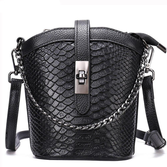 Bucket Style Messenger Crossbody Bags