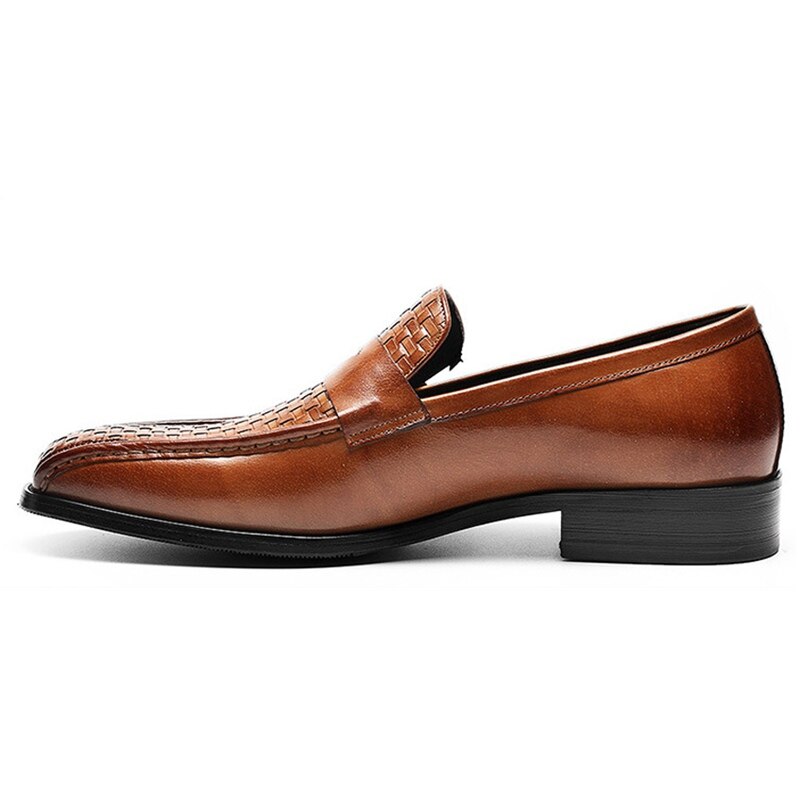 Man Wedding Party Flats Genuine Leather