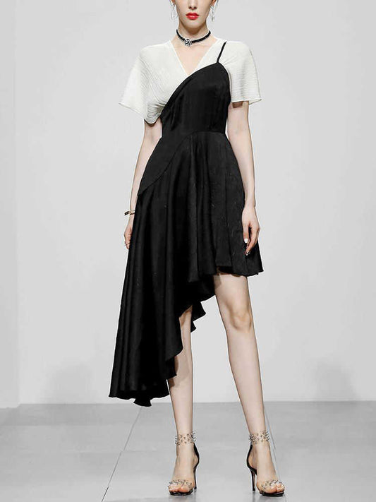 Korea Chic Casual Trend Women Midi Dress