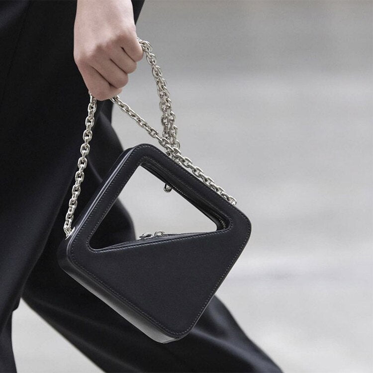 Fashion design personality diamond handbag