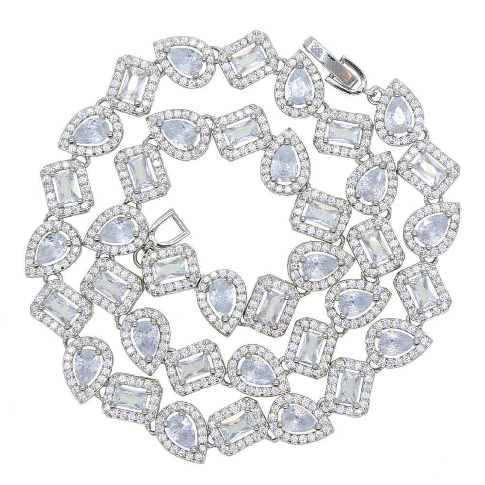 女性用ウェディングジュエリー 幾何学的 CZ ティアドロップ ラウンド