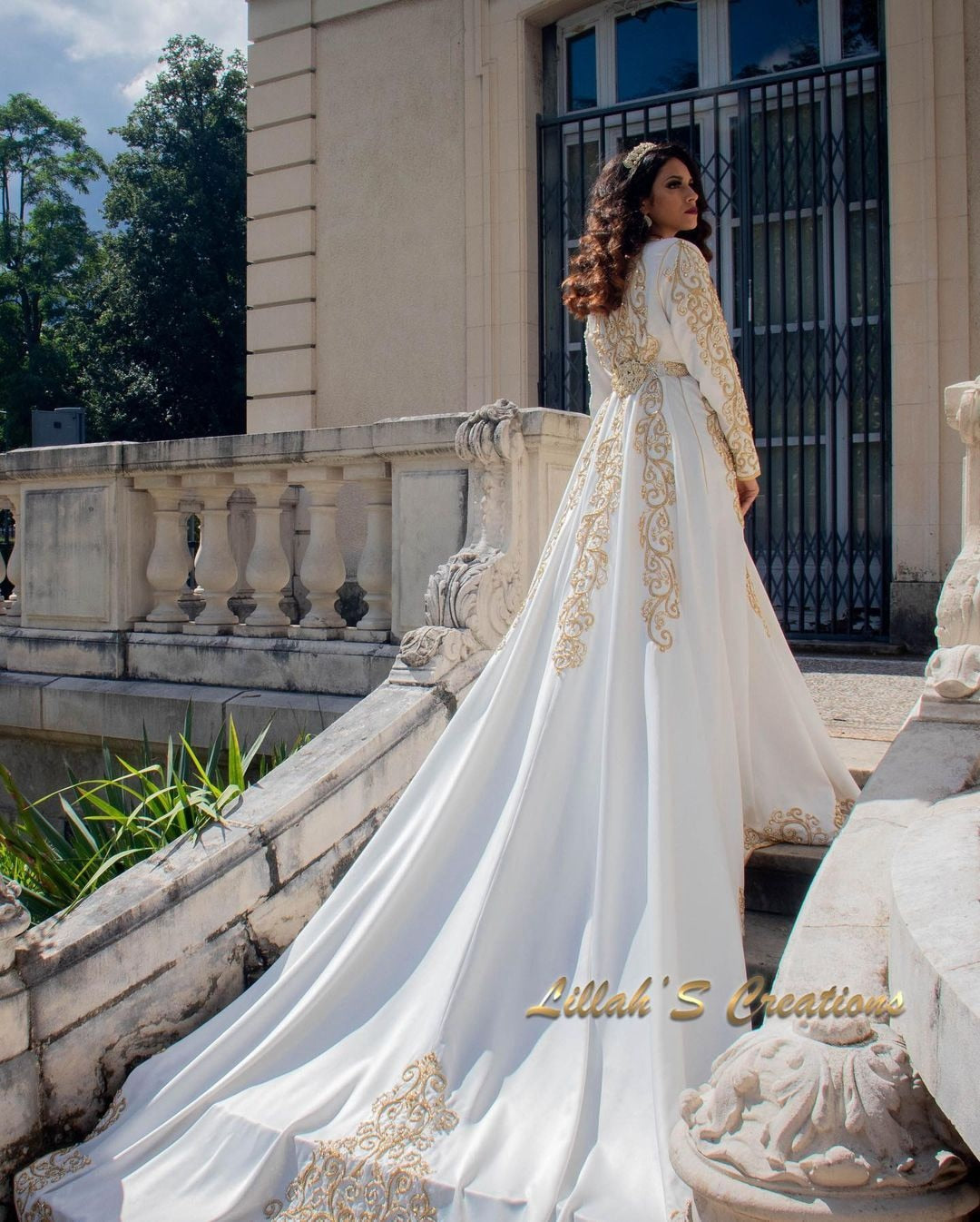 Wedding Dress With Applique Saudi Arabia Special  Prom Dress