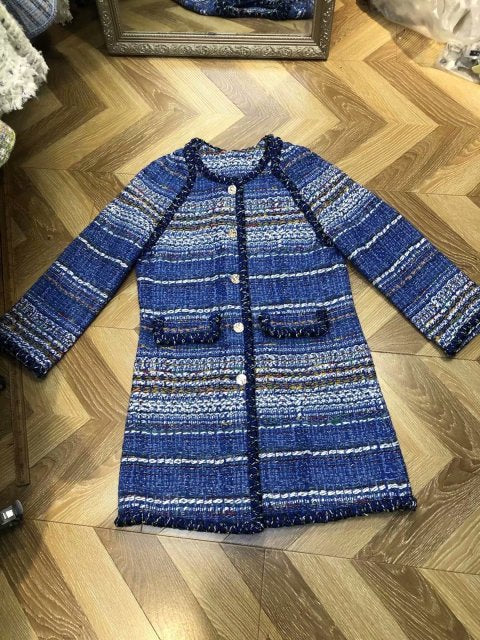 New blue tweed jackets suits