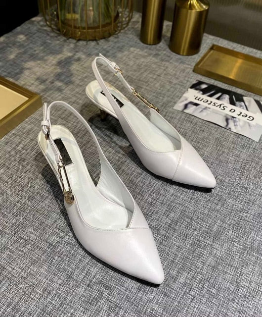 Women Sandals Rhinestone Diamond Patent Leather Buckle