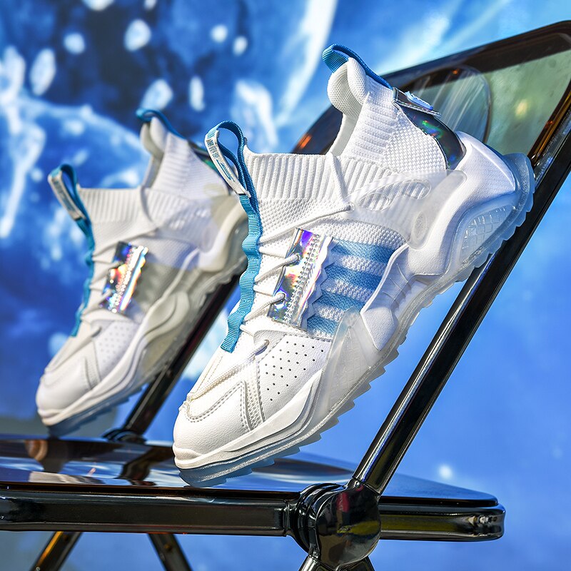 男性用シャインライトランニングシューズ