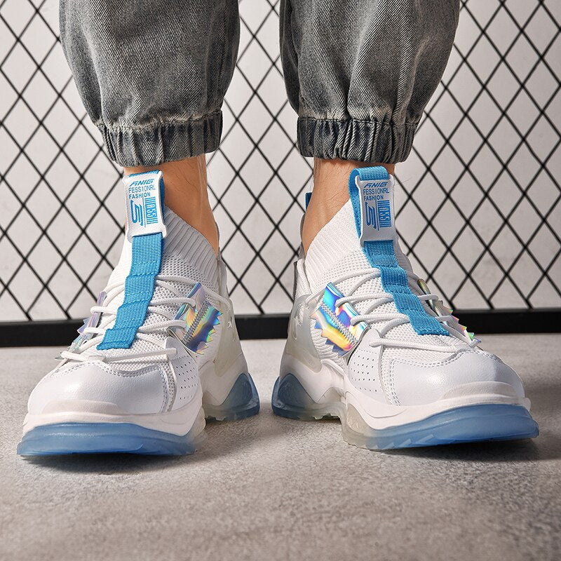 男性用シャインライトランニングシューズ