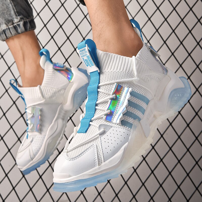 男性用シャインライトランニングシューズ