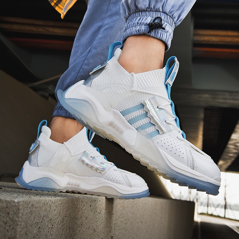 男性用シャインライトランニングシューズ