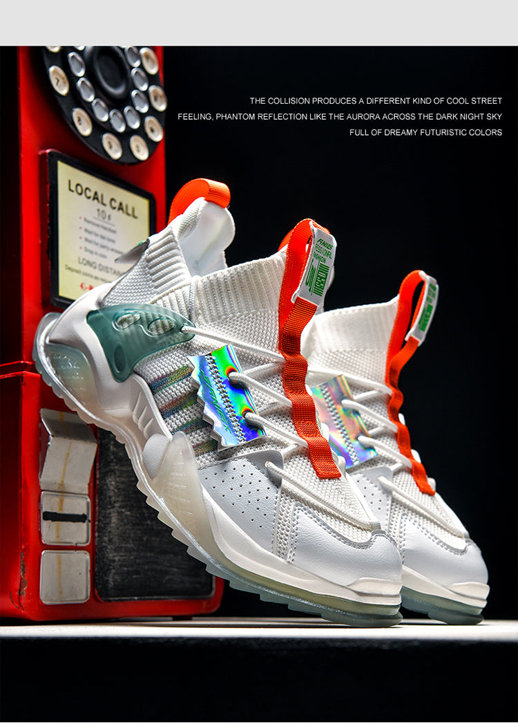 男性用シャインライトランニングシューズ