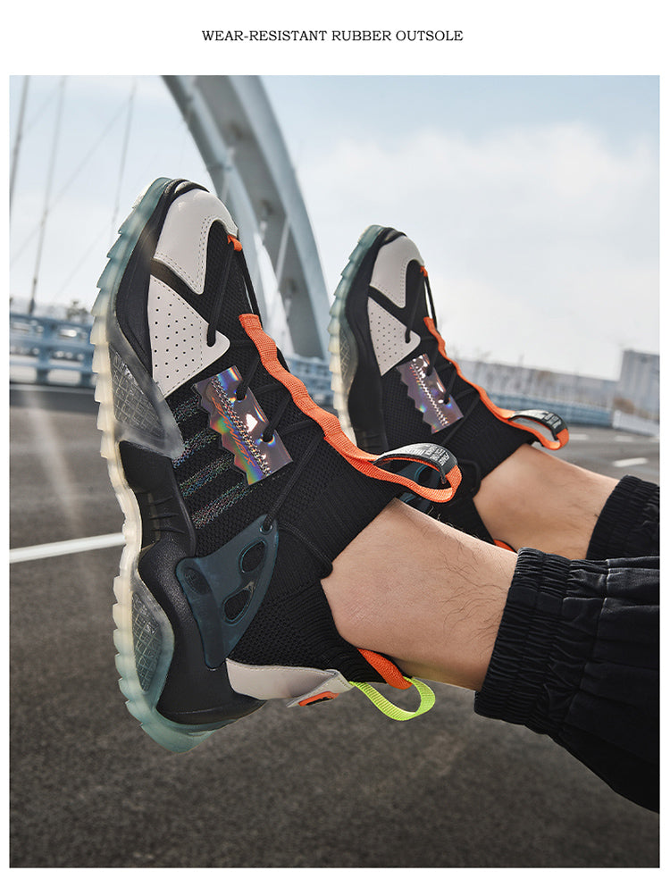 男性用シャインライトランニングシューズ