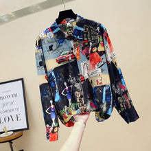 Load image into Gallery viewer, Women New Retro Loose Blouse
