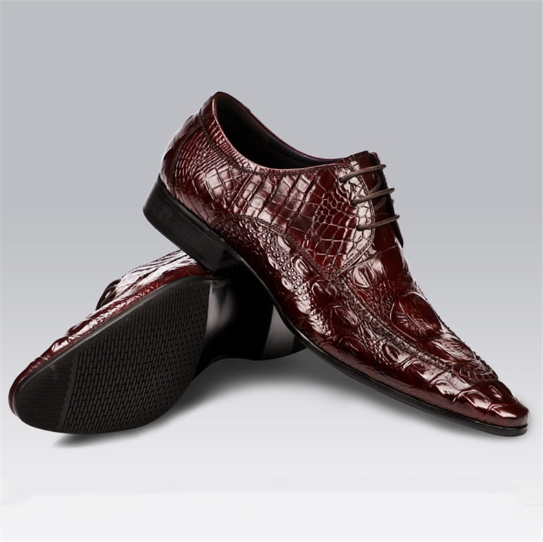 Mens formal Genuine leather oxford shoes