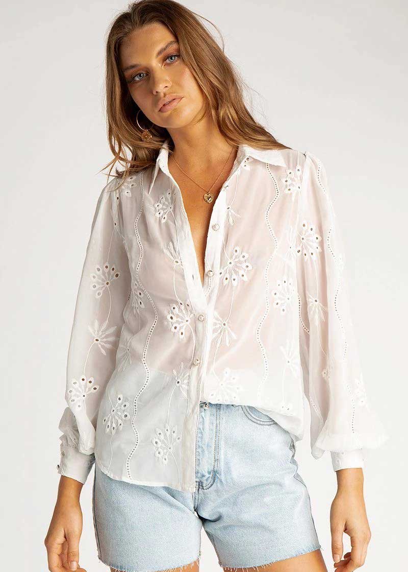 Women Fashion Casual Simple Blouses