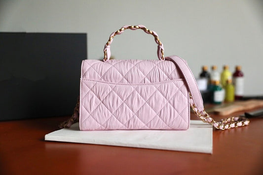 ファッションレディースキャビアレザーショルダーバッグ