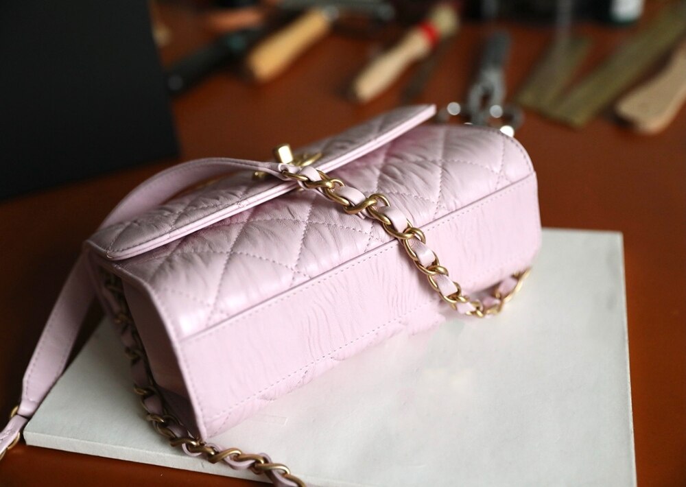 ファッションレディースキャビアレザーショルダーバッグ