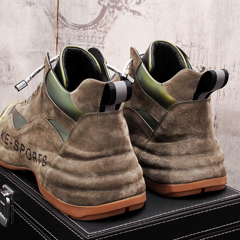 Men  Suede Mixed Casual Shoes