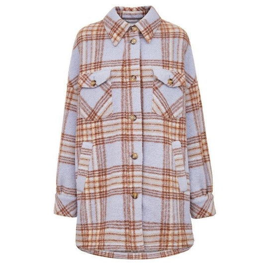 Women's Loose Wool Jacket Wool mix