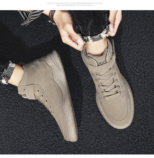 Men High Top Sneakers Trendy Style