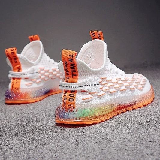 men sports running shoes casual