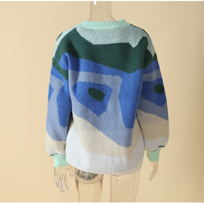 Soft Loose Tops Lady Long Sleeve Sweaters