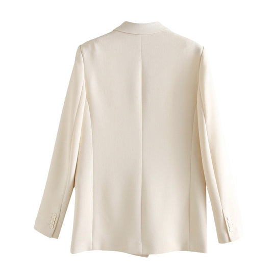 Pockets Female Outerwear Chic Tops