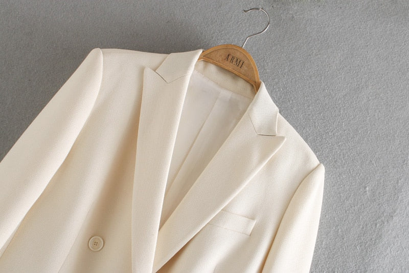 Pockets Female Outerwear Chic Tops