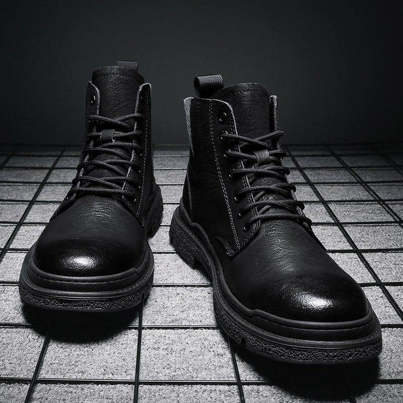 メンズ カジュアル 英国製 ハンドメイド ツーリング アンクルブーツ