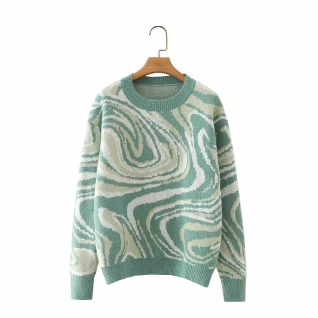 Soft Loose Tops Lady Long Sleeve Sweaters