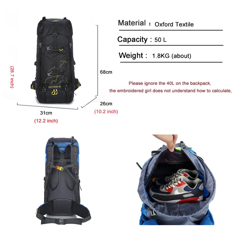 Travel Sports Bag with Rain Cover