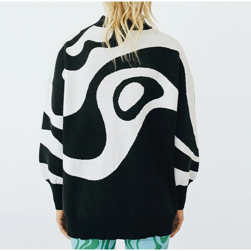 Soft Loose Tops Lady Long Sleeve Sweaters